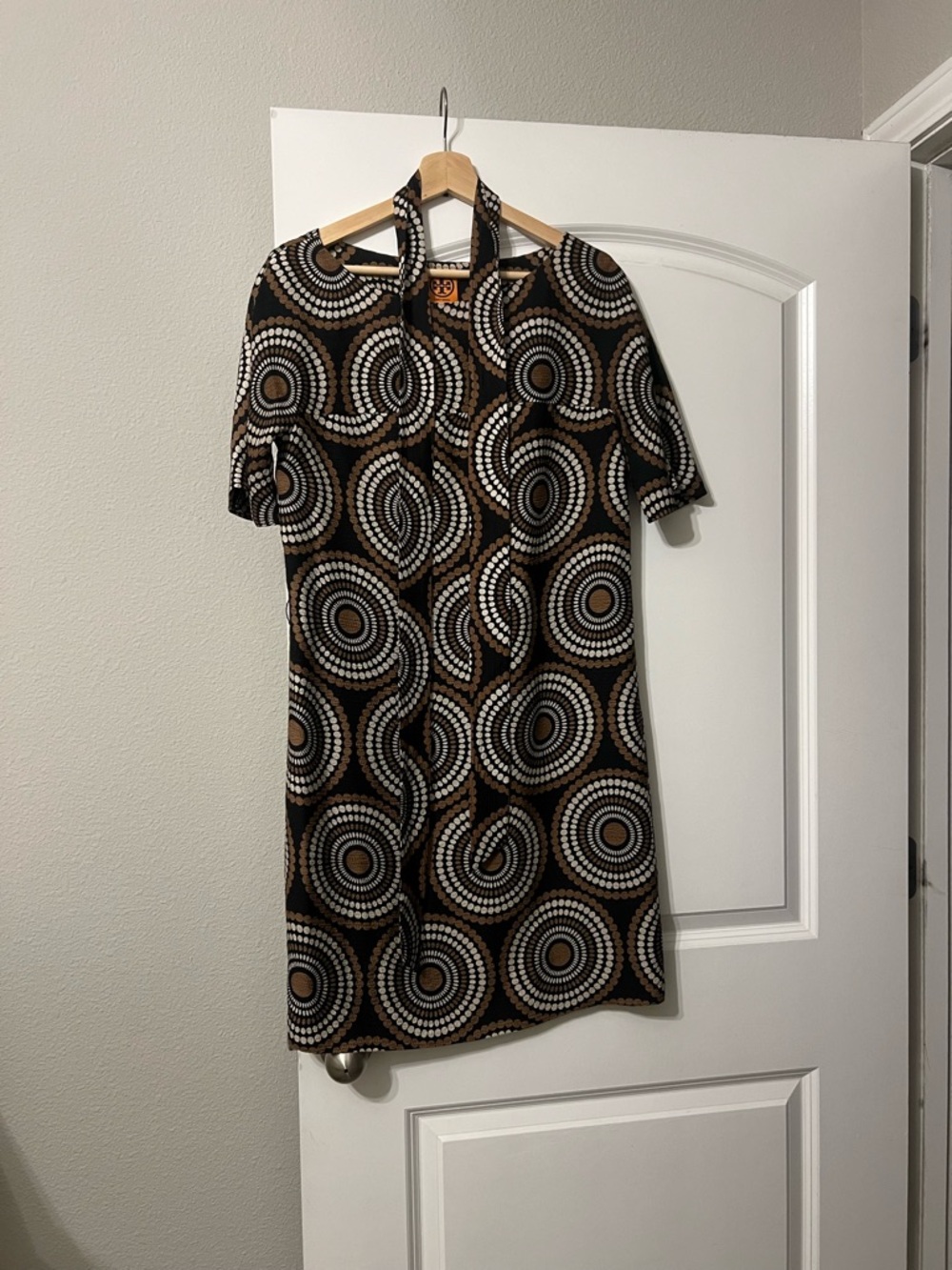 Tory Burch Silk Medallion Print Shift Dress